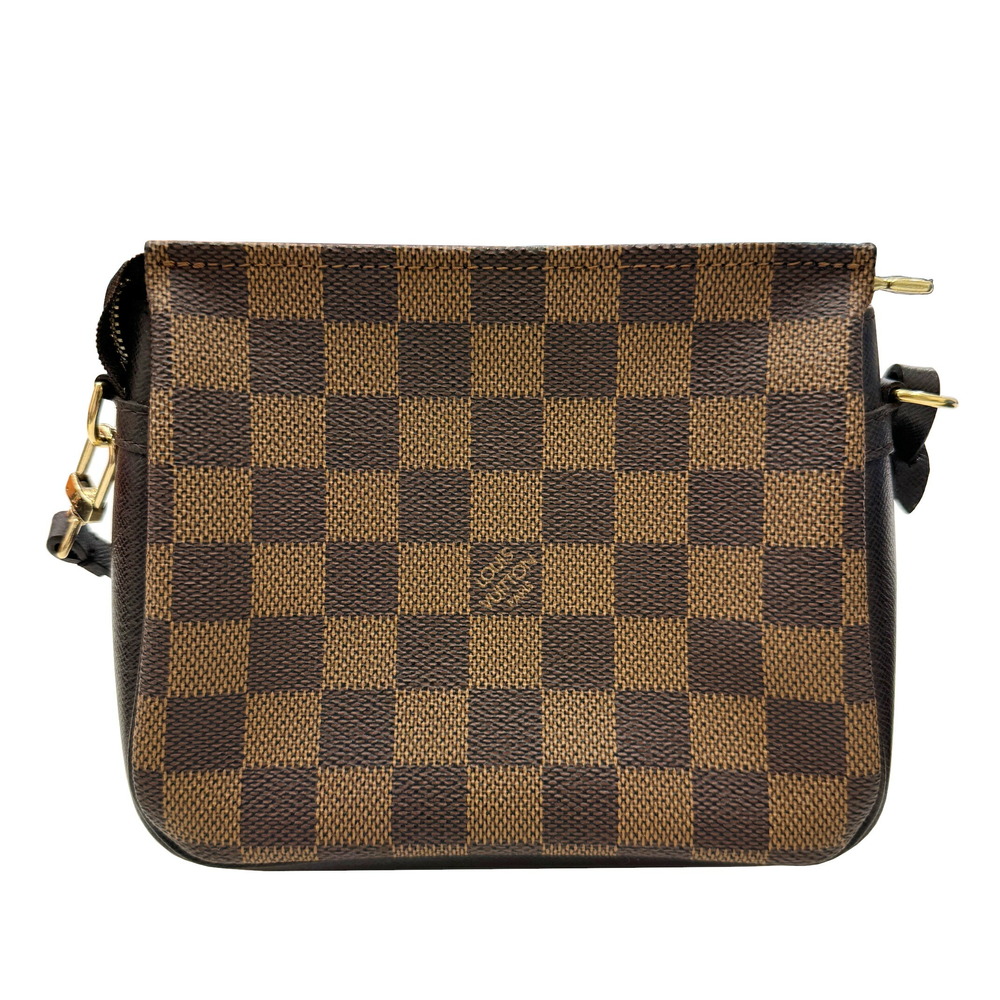 LOUIS VUITTON Trousse Makeup Handbag Damier Brown Accessory Pouch